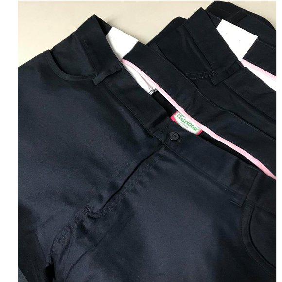 Juniors Stretch Twill Pants Blue - Picture 2 of 5